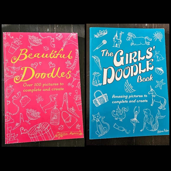Set of 2 Girls Doodle Books - Picture 6 of 6